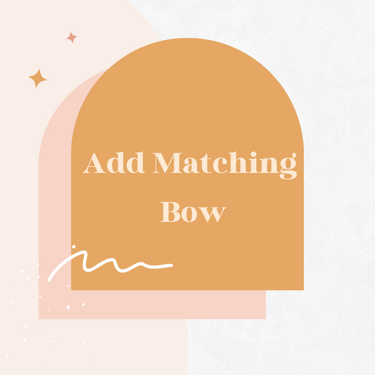 Matching Bow with purchase